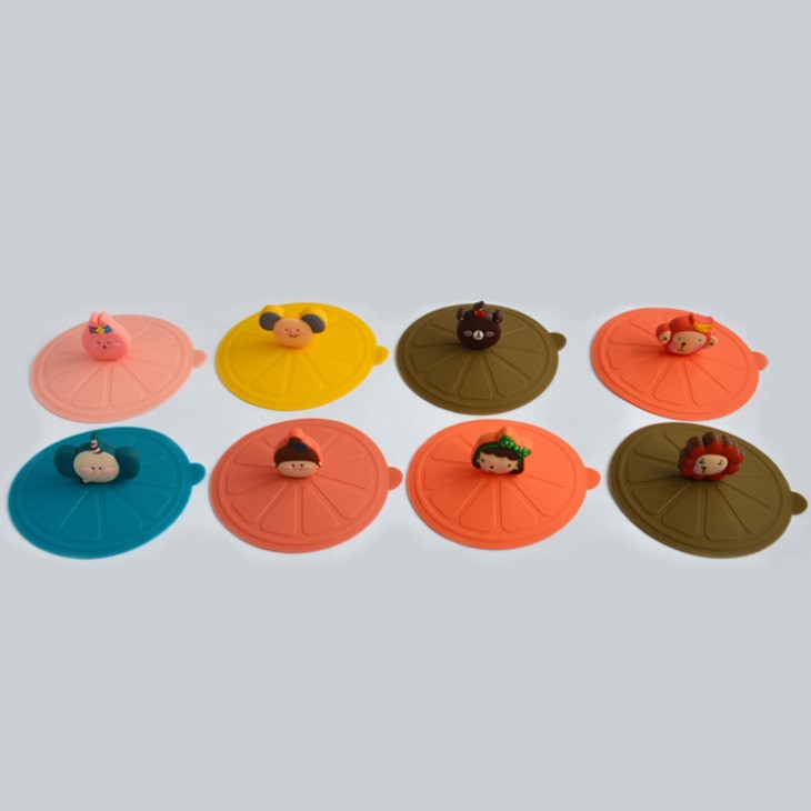 立體公仔硅膠杯蓋