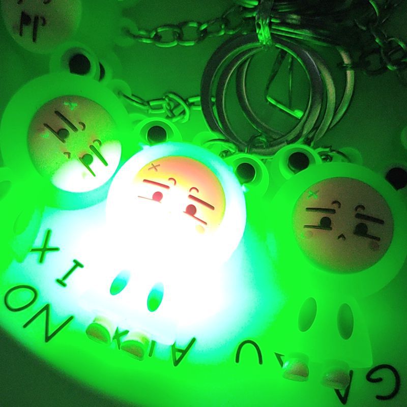 PVC軟膠LED發光鑰匙扣